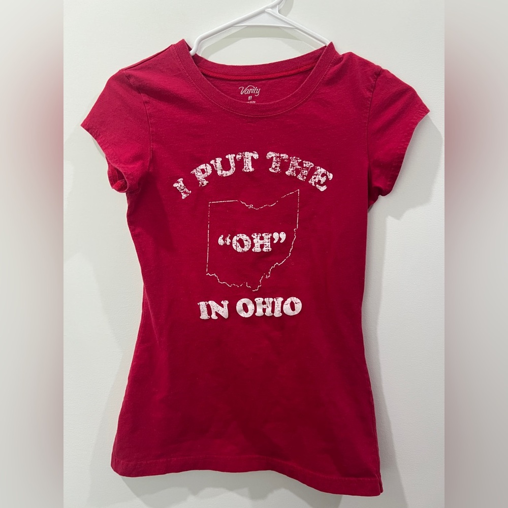 Vanity Red Ohio Graphic Tee